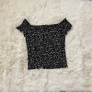 Off The Shoulder Cropped Top